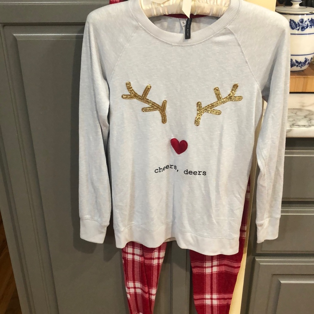 Christmas PJ’s, “Cheers, deers”, size S